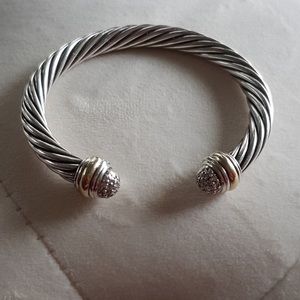 David Yurman 7mm Diamond Bracelet
